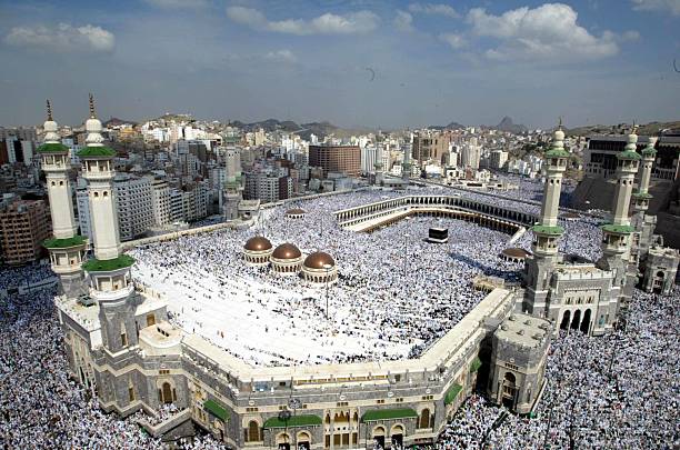 Pilgrims near Kaaba